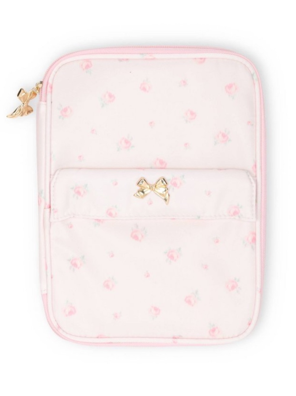 Loveshackfancy x yoobi blooming heirloom tech organizer strawberry macaroon